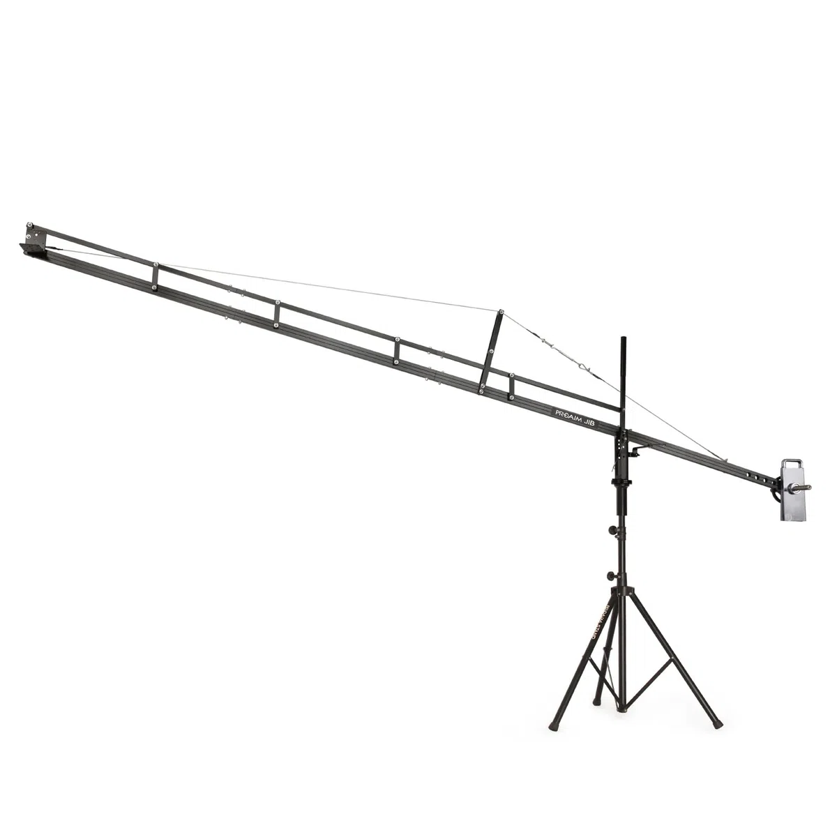 Proaim 14-Fuß-Kamera Kranspiegel mit Ständer für Gimbals, Pan-Tilt & Fluid Head. Für DSLR-Videokameras bis zu 8 kg / 17,6 lb (P-14-JS)