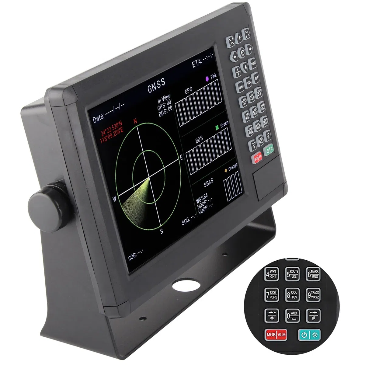 GPSMAP 10,4 Zoll wasserdichtes Marine GPS und Kartenplotter mit 800 x 600 Pixel (SVGA) Auflösung 300 cd/m2 Farb TFT LCD IPX65 AIS Eingangsanschluss