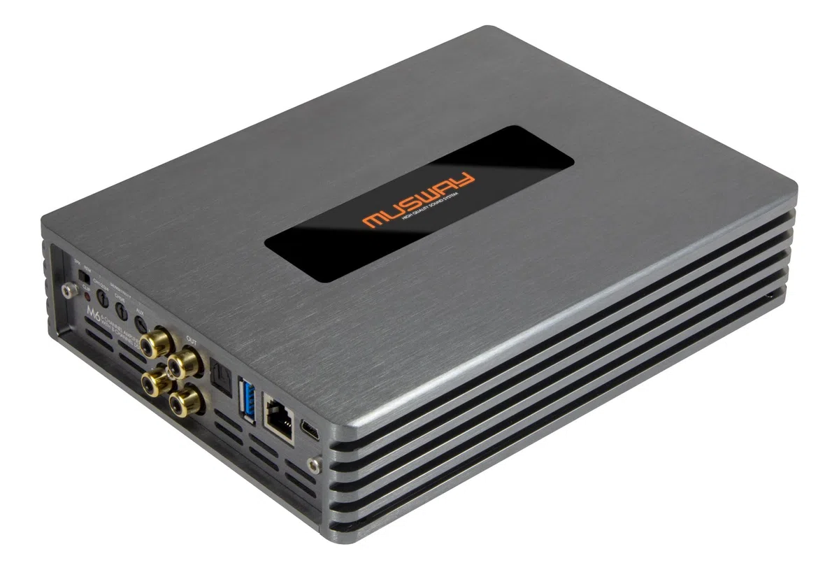 Musway M6 - Digitaler 6-Kanal Verstärker mit 8-Kanal DSP