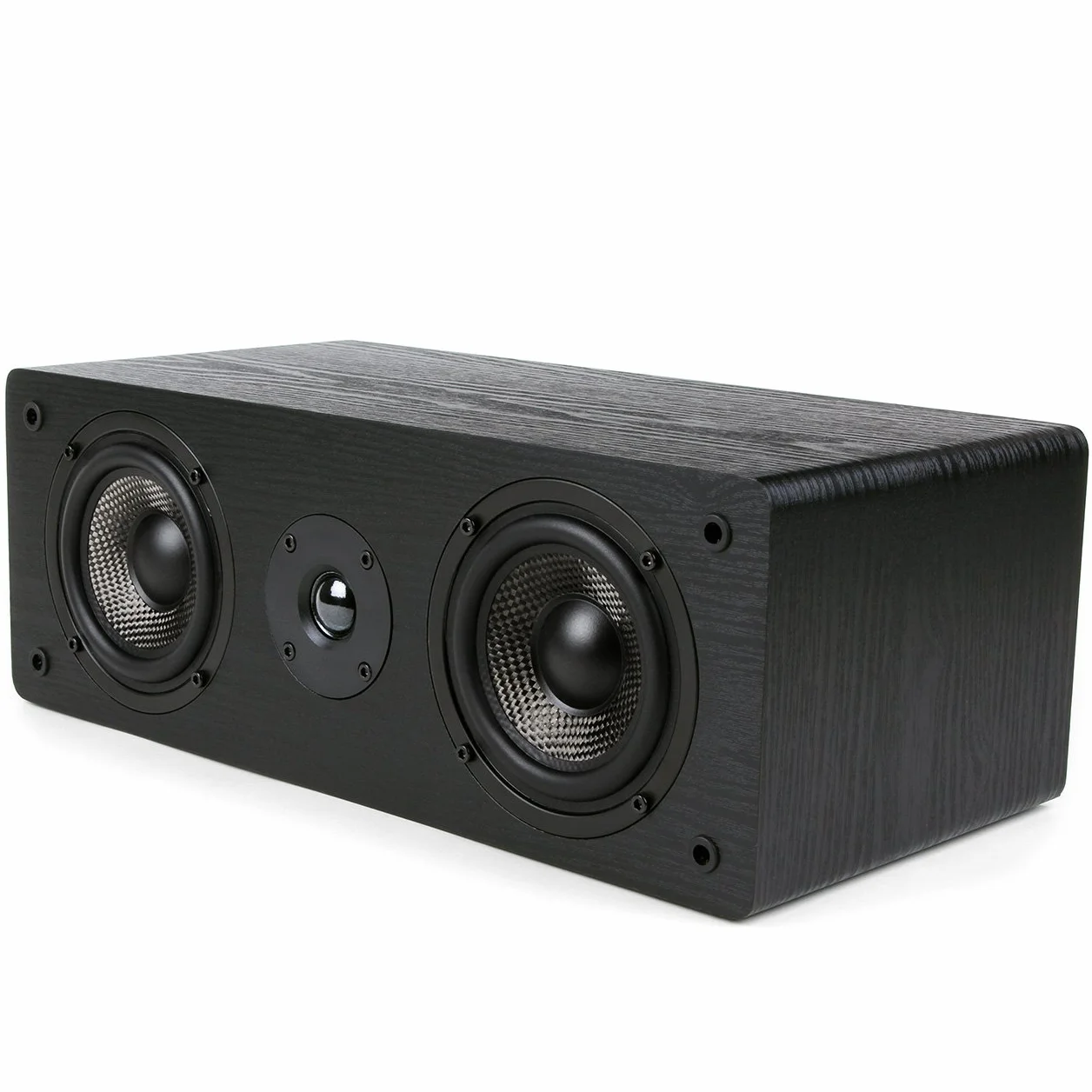 Micca MB42-C Center Channel Speaker for Home Theater, Surround Sound, Passive, 2-Way (Black, Each)