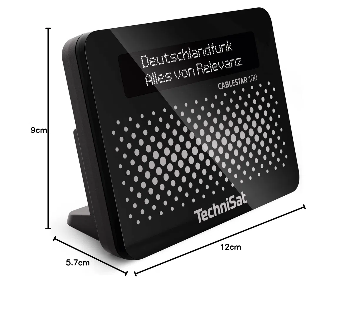 CABLESTAR 100 Digitalradio (für unverschlüsselte digitale Radioprogramme via Kabelnetz) schwarz