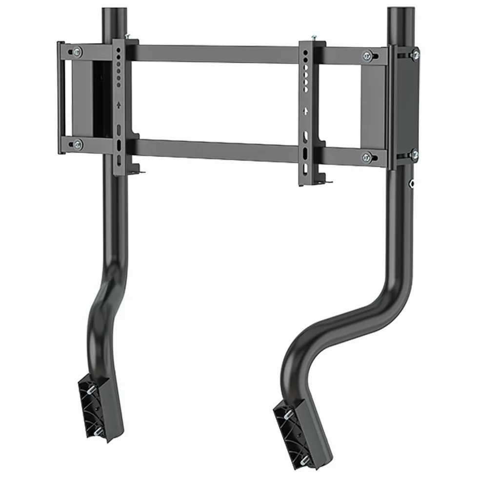 OPLITE Single Monitor Stand GTR Elite - GTR Elite Stahl-Cockpit-Bildschirmhalterung - Kompatibler PC- und TV-Bildschirm bis zu 50'' Universal-VESA-Halterung.