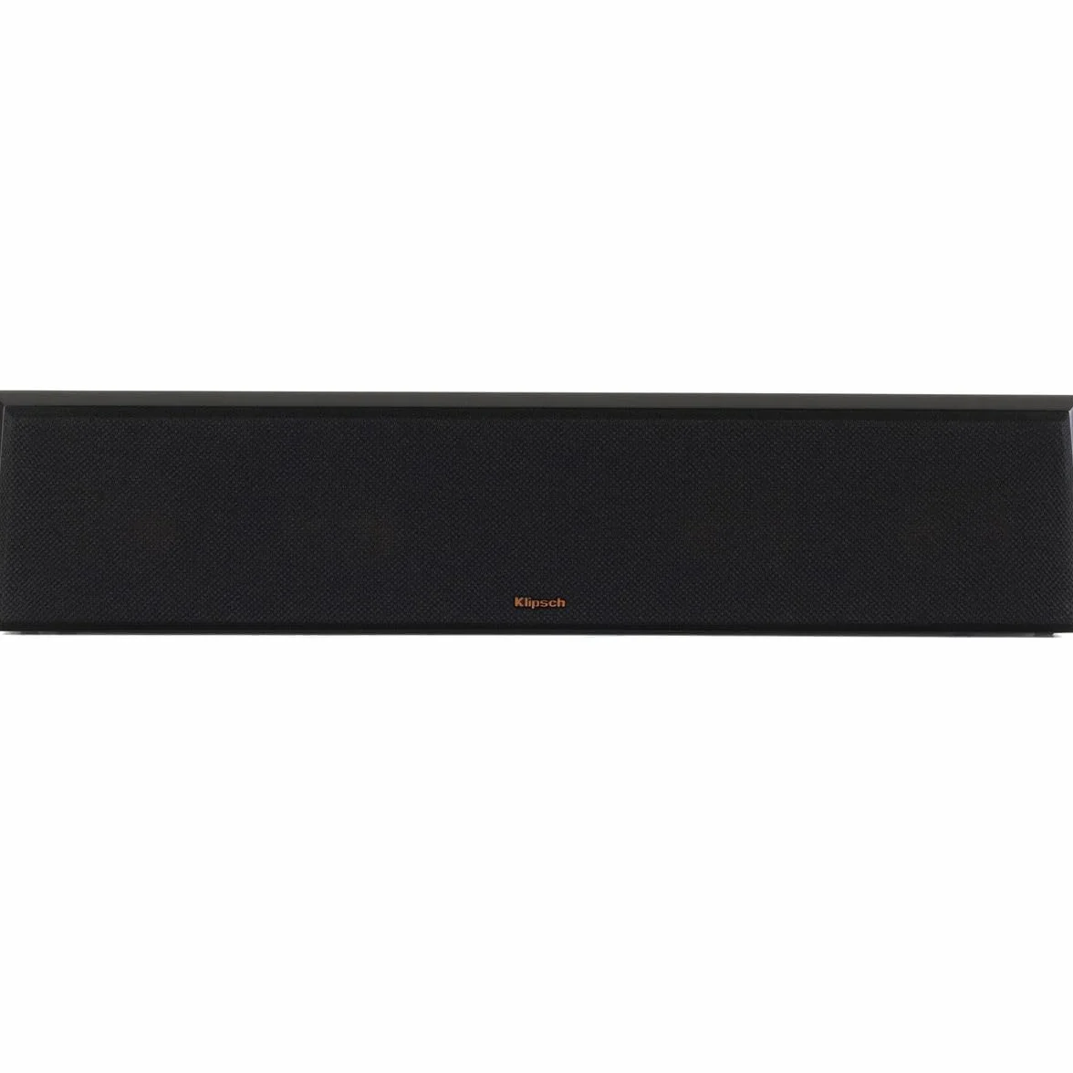 Klipsch Reference Premiere RP-404C II Mittelkanal-Lautsprecher mit Flacher Tiefe, versiegeltes Design und 10,2 cm Keramik-Tieftöner für kristallklaren Heimkino-Dialog in Ebenholz