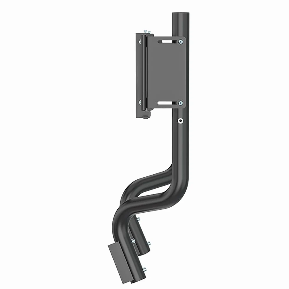 OPLITE Single Monitor Stand GTR Elite - GTR Elite Stahl-Cockpit-Bildschirmhalterung - Kompatibler PC- und TV-Bildschirm bis zu 50'' Universal-VESA-Halterung.