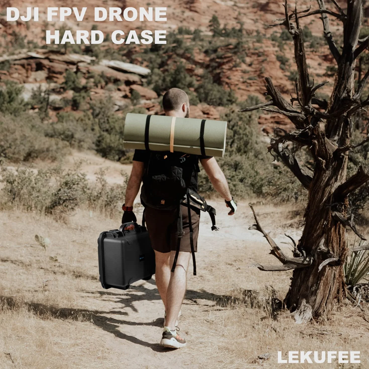 LEKUFEE Wasserdicht Koffer für dji FPV Explorer Combo und dji Integra Goggles/NUR Tragetasche
