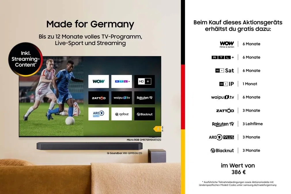 Samsung OLED 4K S85F 55 Zoll (138 cm) UHD Fernseher, NQ4 AI Gen2 Prozessor,4K Upscaling, OLED HDR, Farben Pantone validiert, Dolby Atmos, Gaming-Hub, Knox Security, Samsung Vision AI Smart TV