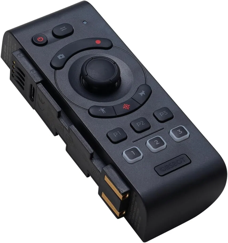 OBSBOT Tail Air/Tail 2 Remote Controller, PTZ-Steuerung über Gimbal-Knopf oder Handgelenksbewegungen, Bluetooth Wirelessly Connect bis zu 3 OBSBOT Tail Air Geräte