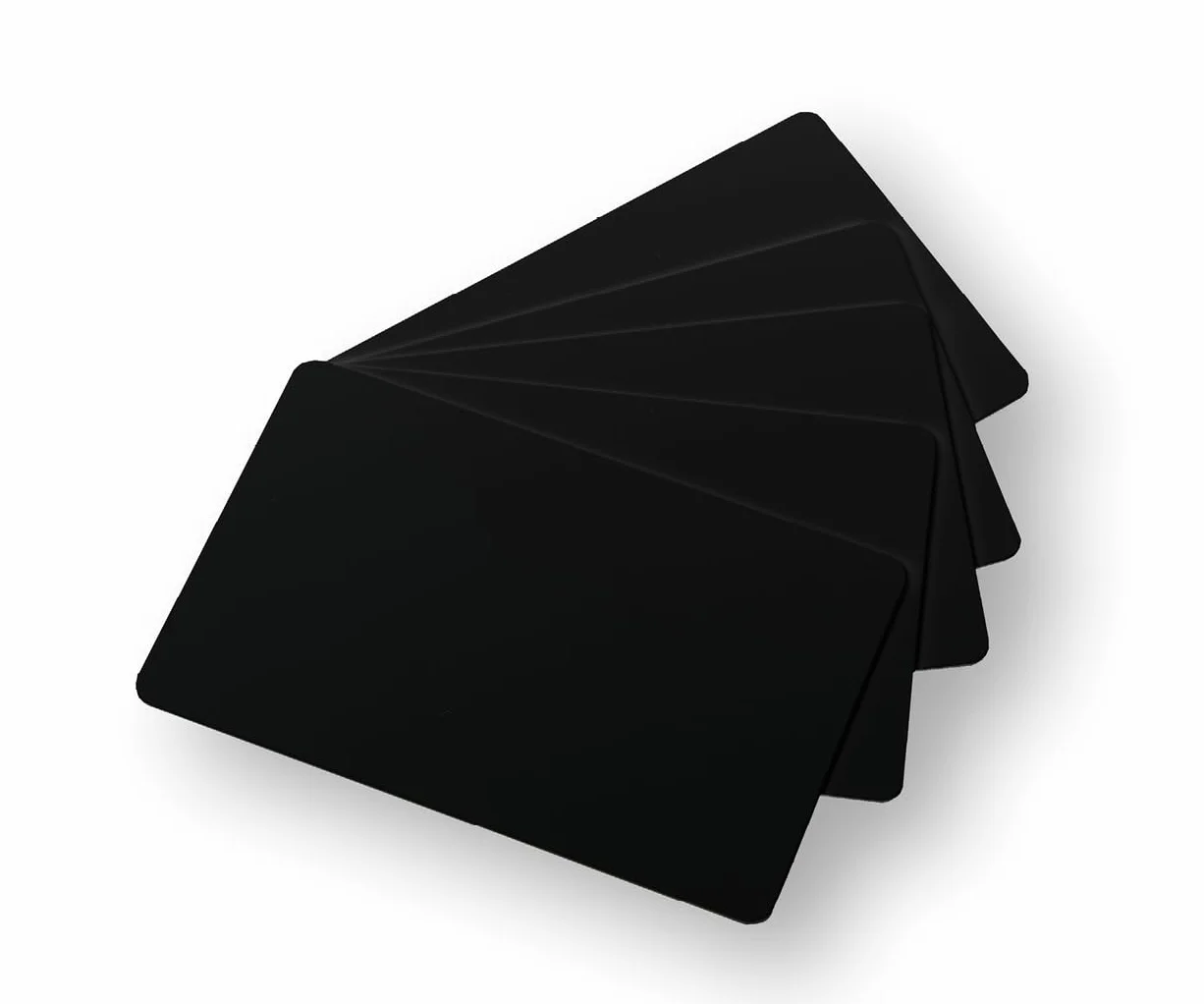 PVC-Karten schwarz 30mil 500er Pack