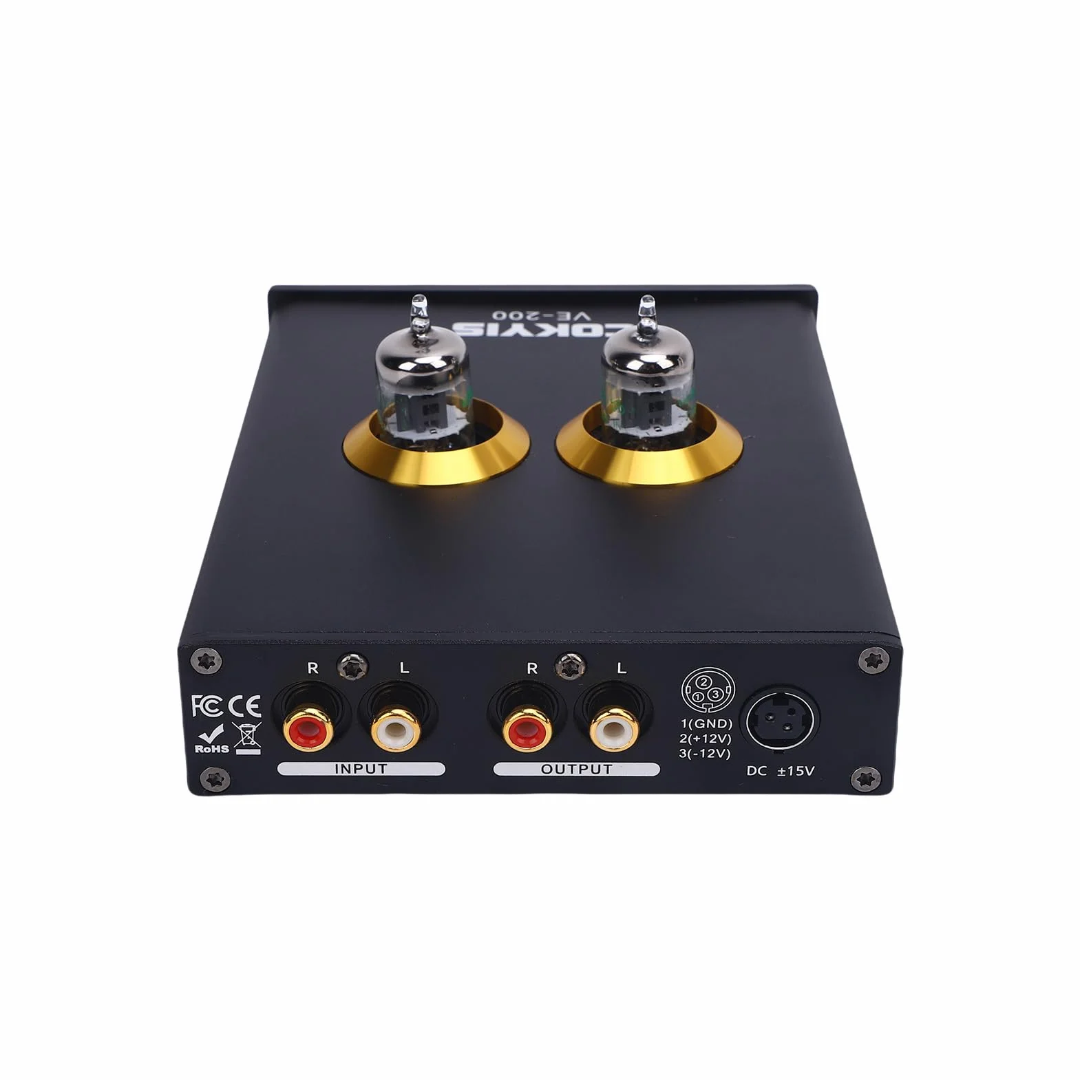 Audio Equalizer 3-Band EQ Röhrenvorverstärker für HiFi-Systeme mit JAN5654 6J1 6J4 6J5 6AK5 Kompatibilität für DVD CD MP3 Player Computer Smartphones (summina7fqks9vnye-12)