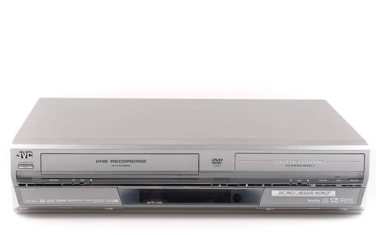 JVC DR-MV 1 SE DVD-Rekorder/Videorekorder Kombination Silber