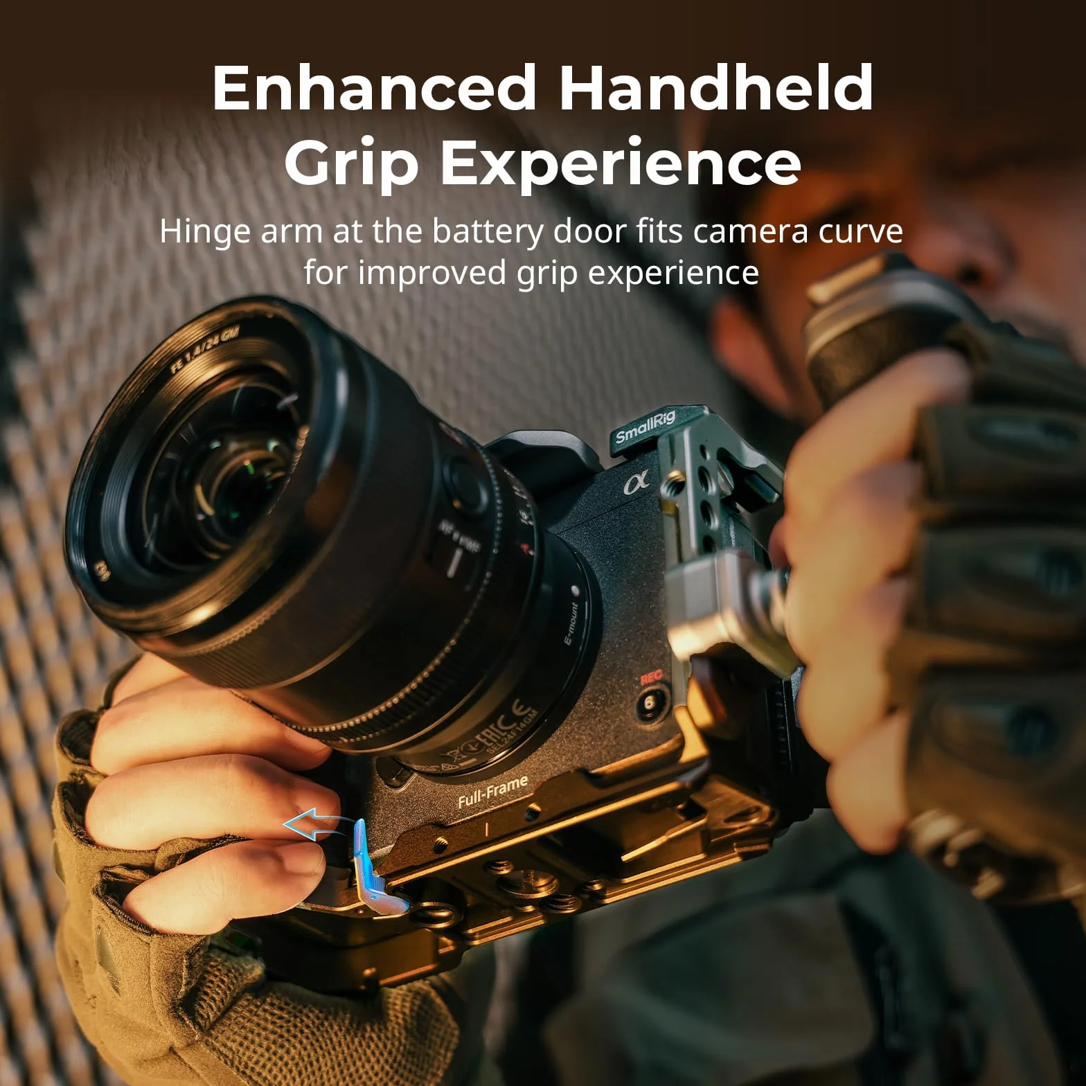 SMALLRIG FX3/FX30 HawkLock Schnellwechsel-Kamerakäfig-Kit für Sony FX3/FX30 mit Kabelklemme, Integriertem NATO-Blitzschuh/QR-Platte für Arca, Modulares Design, für dem Originalen XLR-Griff – 4770
