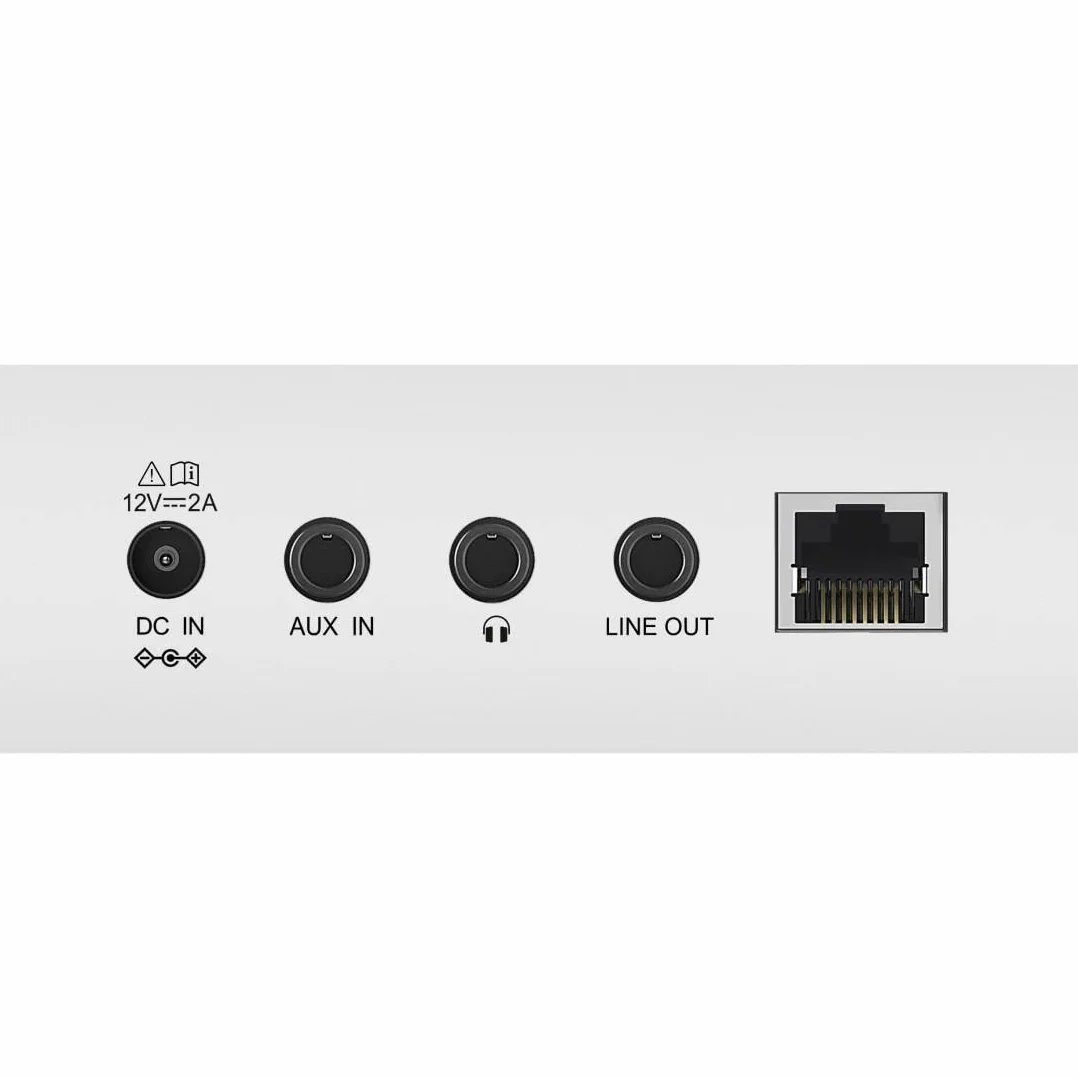 Hama DAB+ Digitalradio Internetradio (Smart Radio mit 2-Wege-Lautsprecher & Handy-Ladefunktion, WLAN/DAB/DAB+/FM, Bluetooth/Spotify Streaming, Stationstasten, Radio-Wecker, App) in Weiß