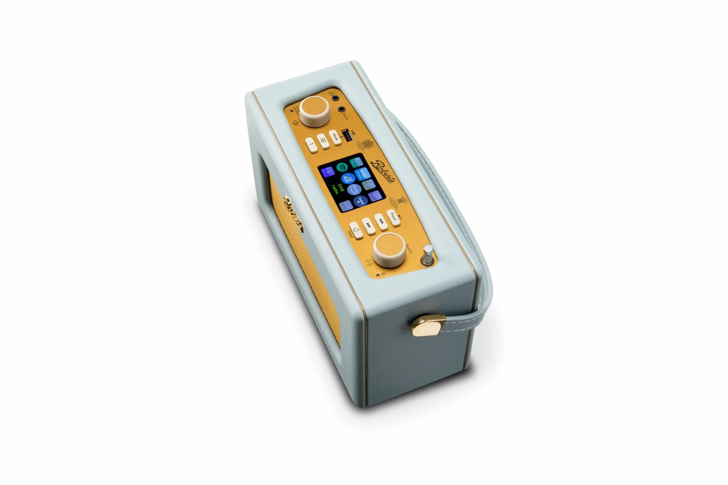 Roberts Revival iStream3L Internetradio mit Bluetooth, DAB+, Digitalradio (UKW/FM, WLAN, Spotify, Amazon, Deezer, UVM.) Küchenradio/Retroradio Duck Egg