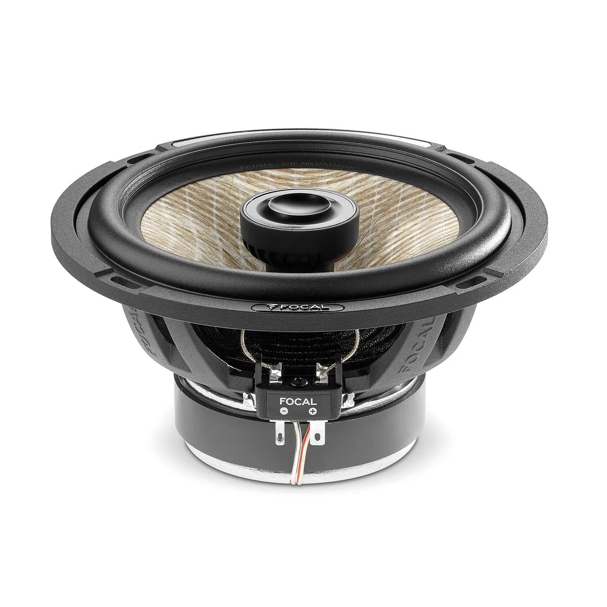 Focal PS165FE 2-Wege-Koaxial-Lautsprecher, 140 W, 16,5 cm, mit Flachs-Kegel-Technologie