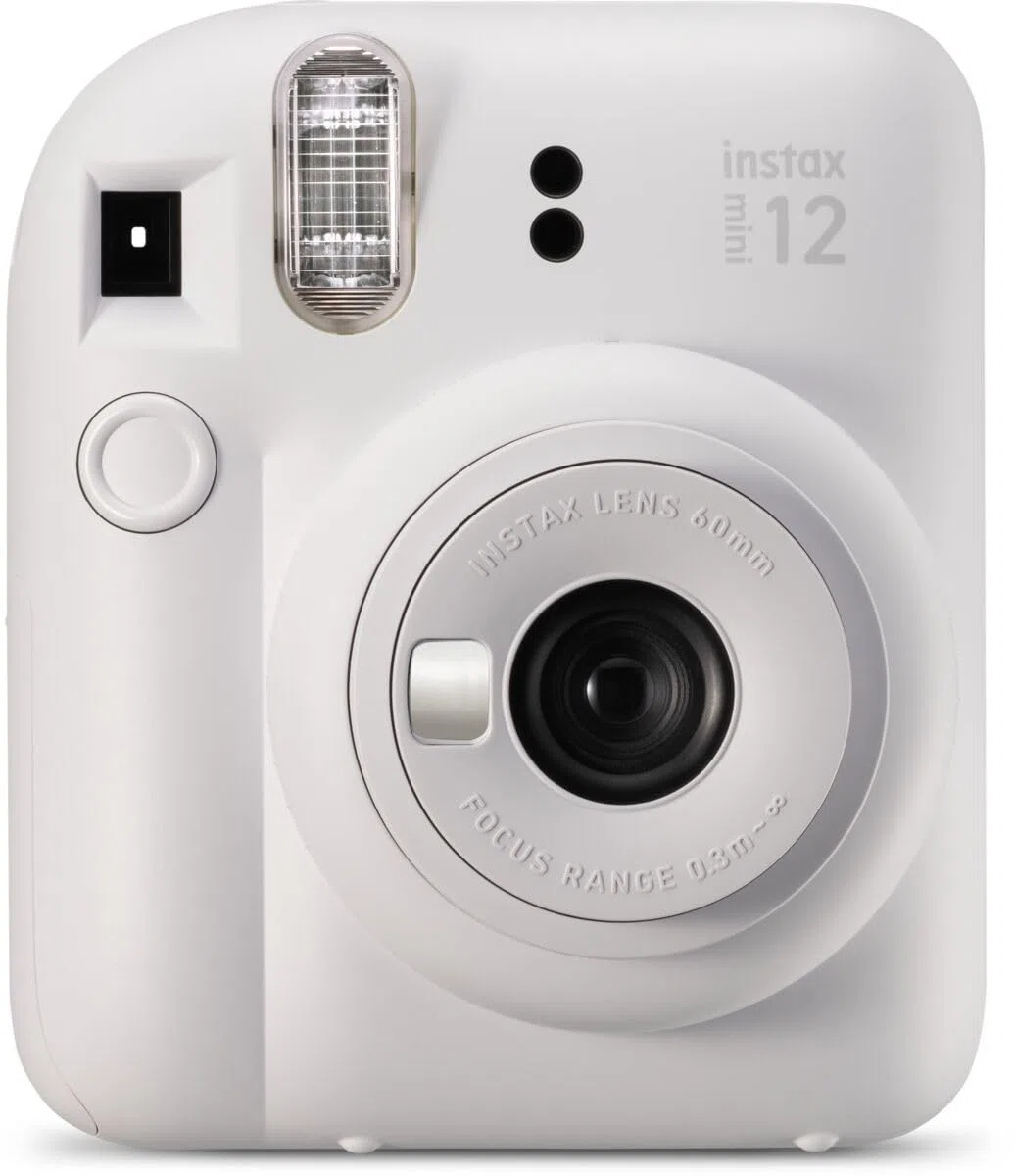 INSTAX Mini 12 Sofortbildkamera Clay-White + Mini Film Standard (20/PK)