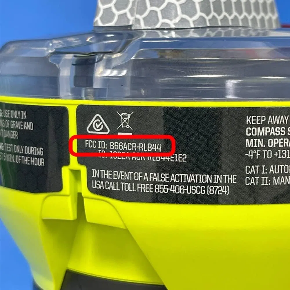 ACR GlobalFix V5 EPIRB AIS – 406 MHz SOS GPS + AIS-Mob-Alarm, RLS, Mobile App, Cat-2-Halterung mit manueller Auslösung (2852), 121,5 MHz Signal, ohne ABO, Maritime Notfunkbake UK