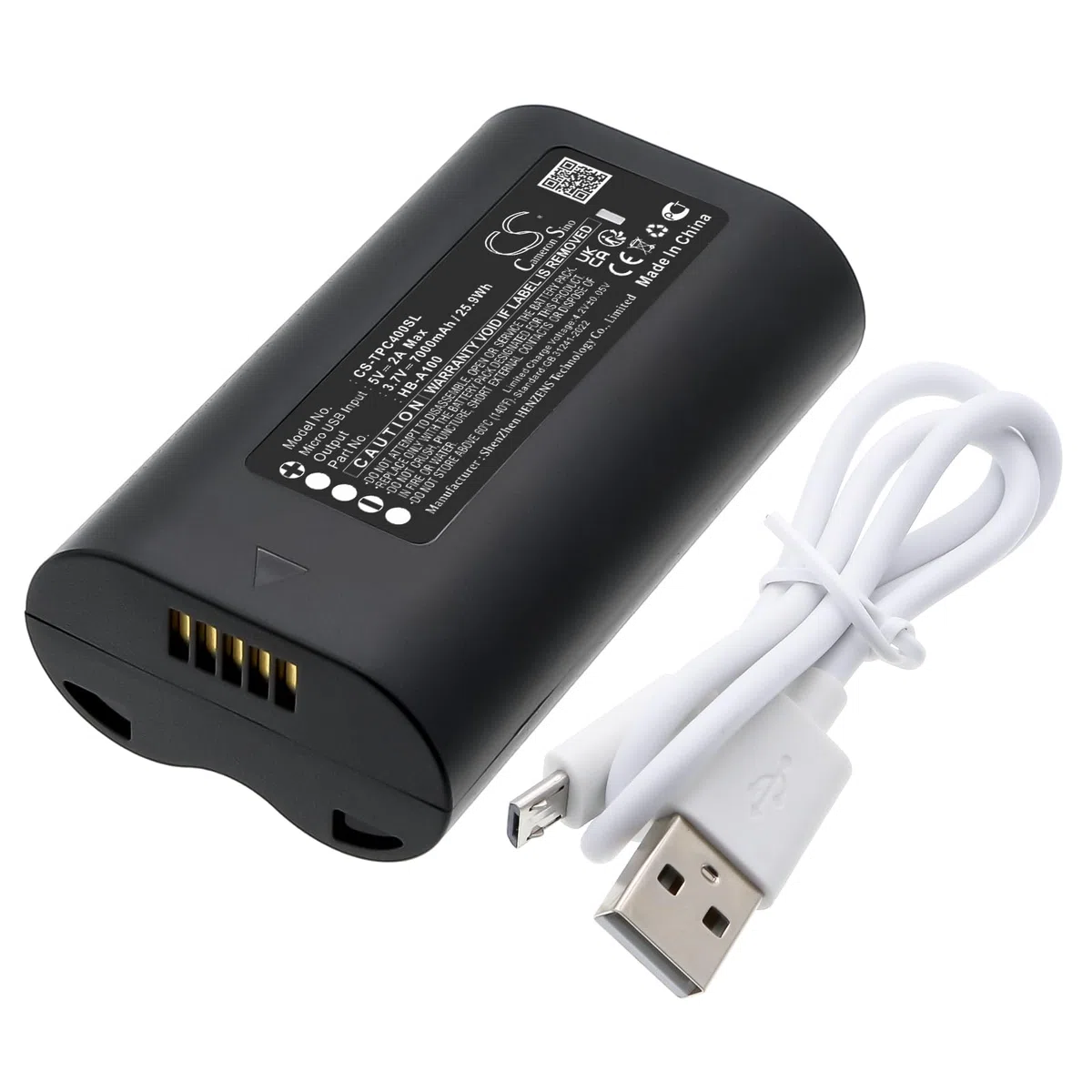 Ersatz Akku für C400S2, C420S1, C420S2, D230S1, Tapo C400, Tapo C420, Tapo D230 PN: HB-A100 7000mAh / 25.9Wh