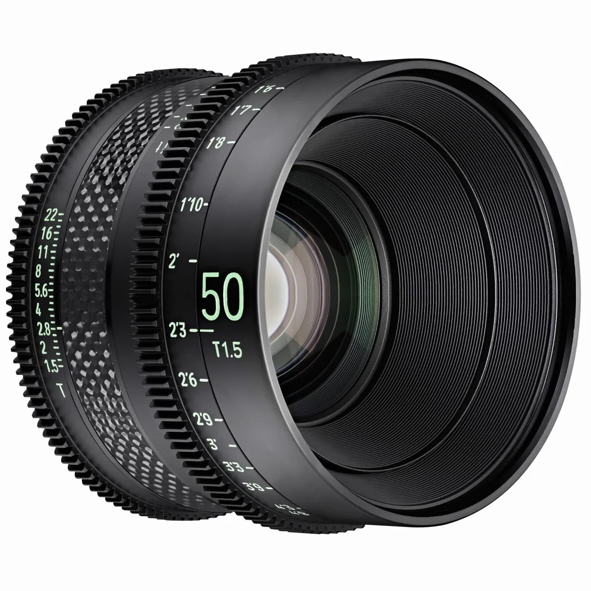 XEEN CF Cinema 50mm T1,5 PL Vollformat – professionelles Cine-Objektiv – Carbon Linsenzylinder – extrem kompakt