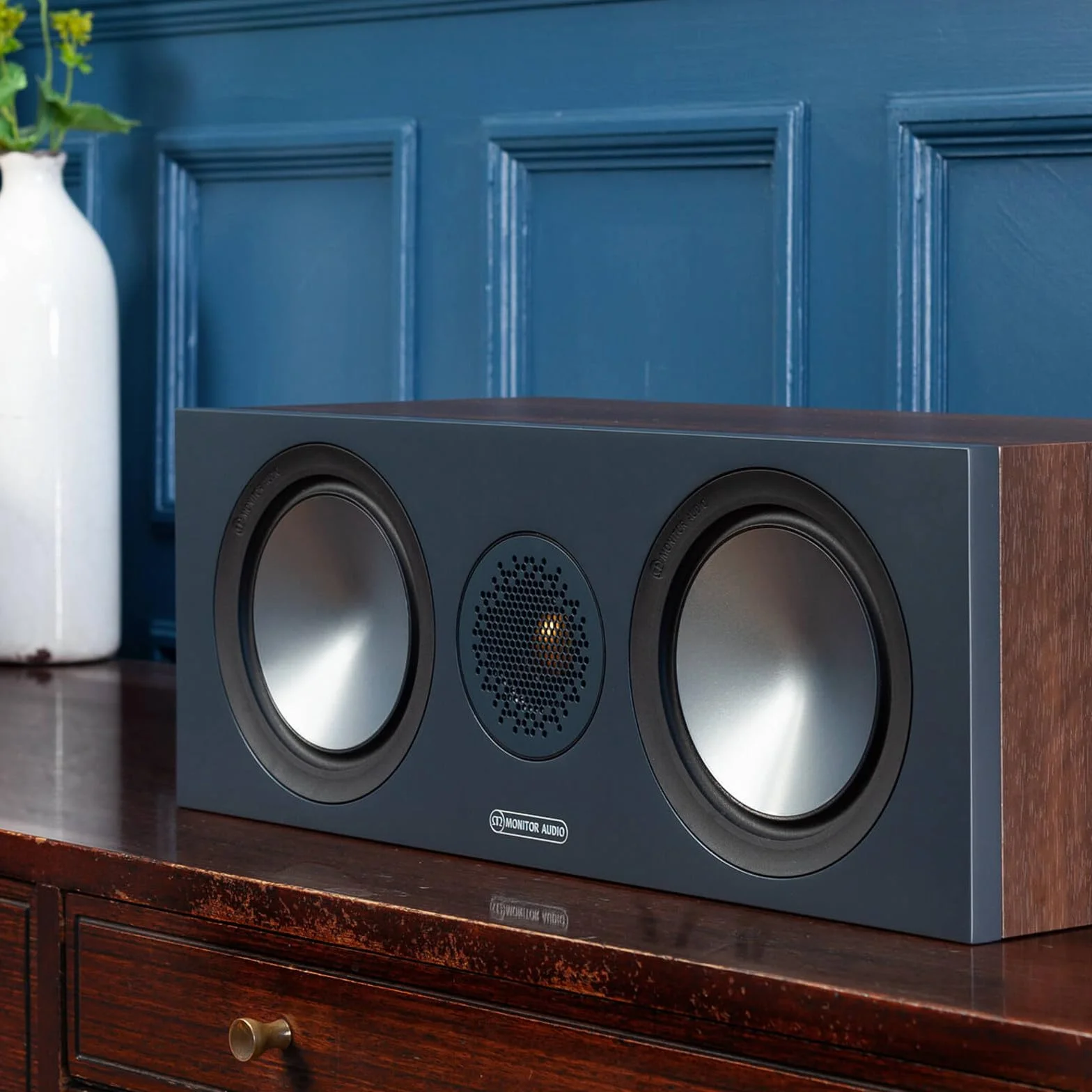 Monitor Audio Bronze C150 6G | Farbe: Schwarz | Center-Lautprecher | Stück | Heimkino | 2-Wege | 8 Ohm | 120 Watt | Magnetische Abdeckung | Geschlossenes Gehäuse | Passiv