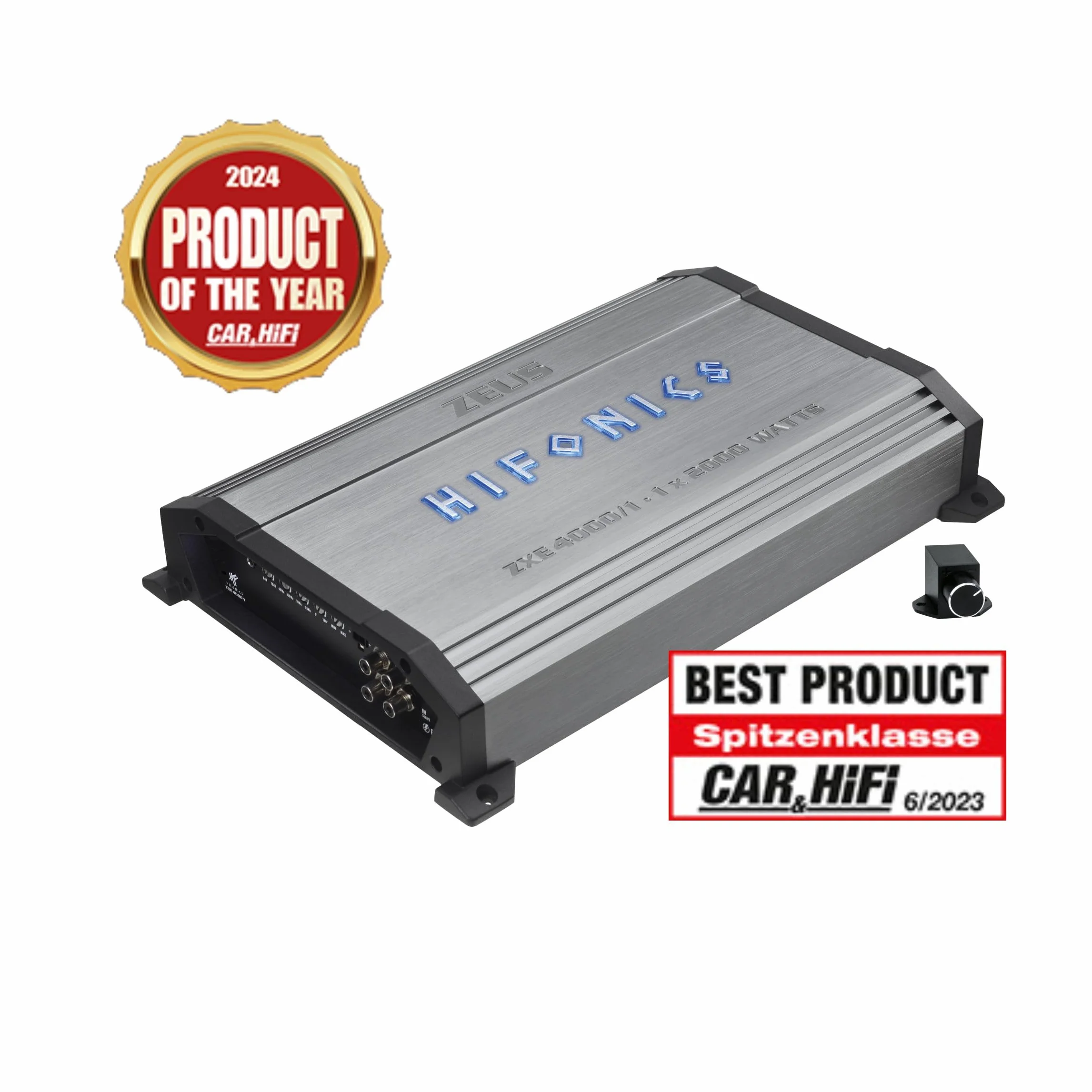 Hifonics ZXE 4000/1 - Class D Digital Mono Verstärker | 2000W RMS | ZEUS EVOLUTION SERIE