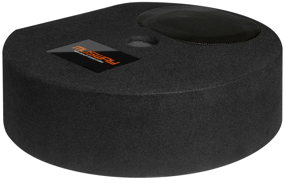 Musway MW300Q - Bassreflex Subwoofer für die Reserveradmulde mit 15 x 23 cm (6 x 9') Subwoofer