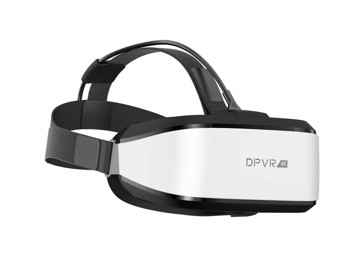 DPVR E3S Softstrap Virtual-Reality-Headset, professionelles VR-Set für gewerbliche Nutzung – kompatibel mit Egg Seats, VR-Simulatoren, Moto-, Time Machine- & Flying-Rides, Nicht für Private Nutzung