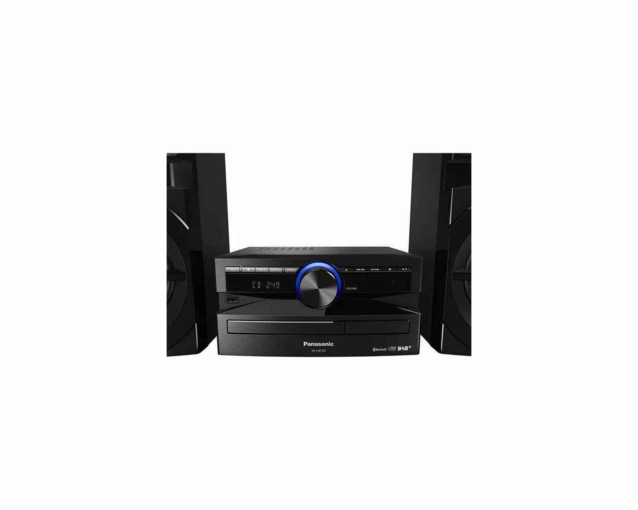 Schwarzes 300-W-Minisystem mit Bluetooth - SC-UX102E-K