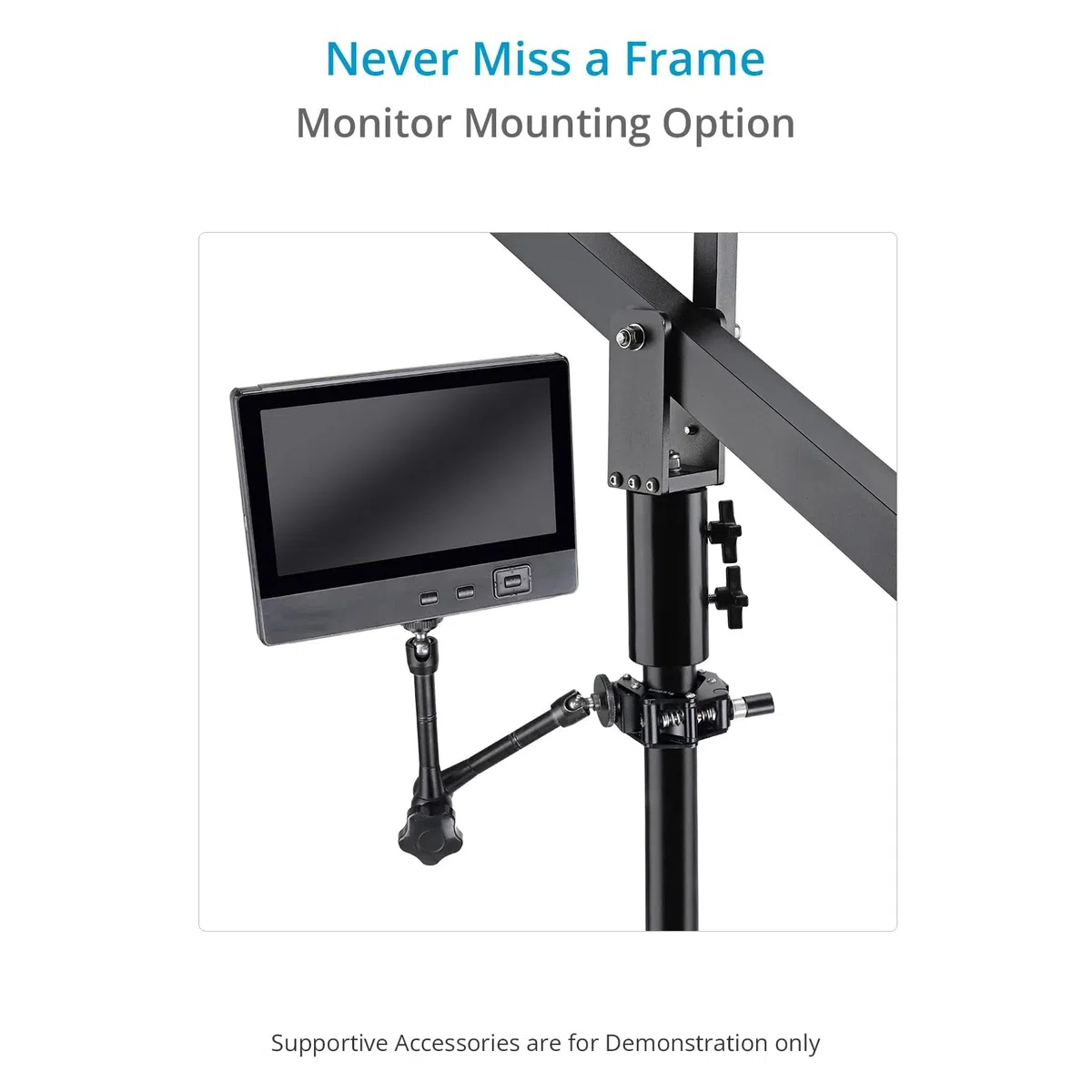 PROAIM Vega Jib Crane für DSLR-Videokameras für Filmproduktionseinheiten, Nutzlast bis zu 8 kg, unterstützt Pan Tilt Heads & 3-Achsen-Gimbals (JB-VG04-01)