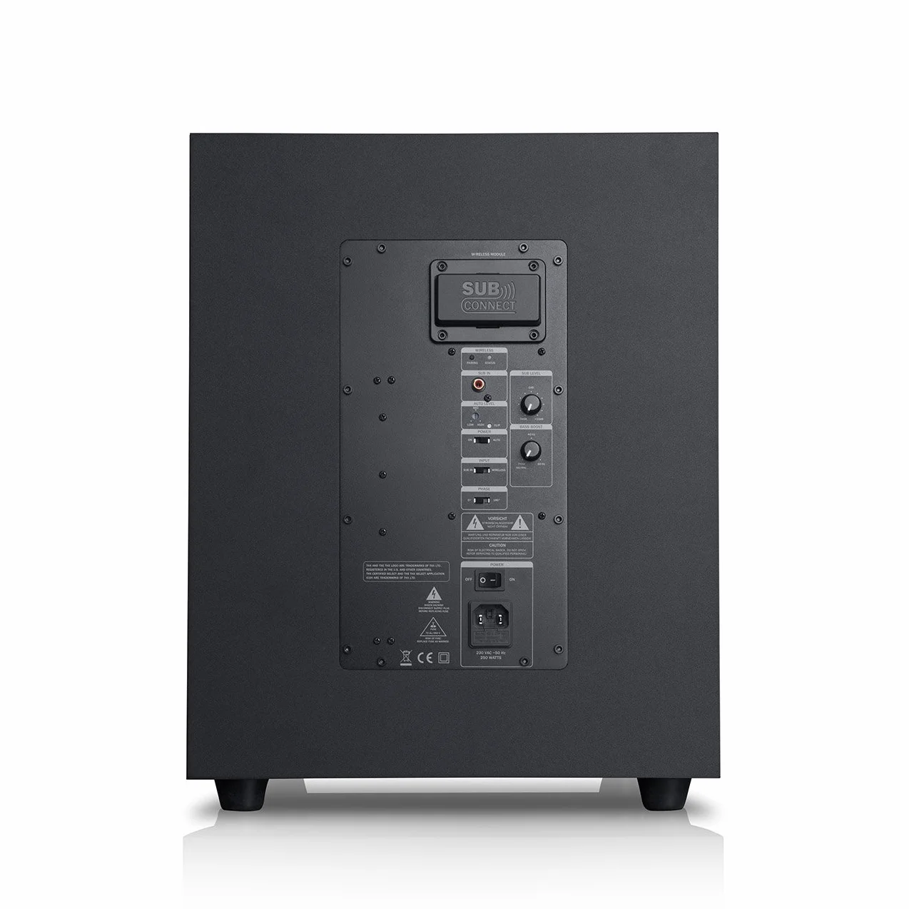 Teufel Ultima 40 Surround Power Edition 5.1-Set - Heimkino Lautsprecher 5.1 Soundanlage mit riesigem Subwoofer (optional kabellos ansteuerbar), Bassreflex, 3-Wege-System - schwarz