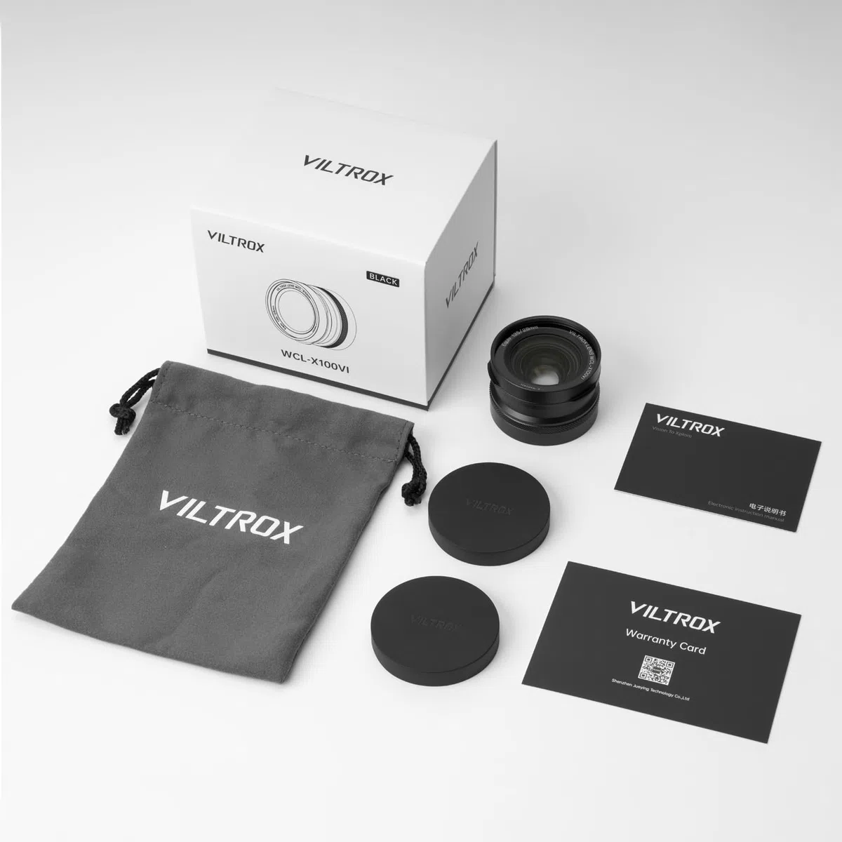 VILTROX WCL-X100VI Weitwinkel Konversionslinse, 0.8X Weitwinkel-Objektiv mit automatischer Erkennung für Fujifilm X100VI, X100V, X100F, X100S, X100 Kameras