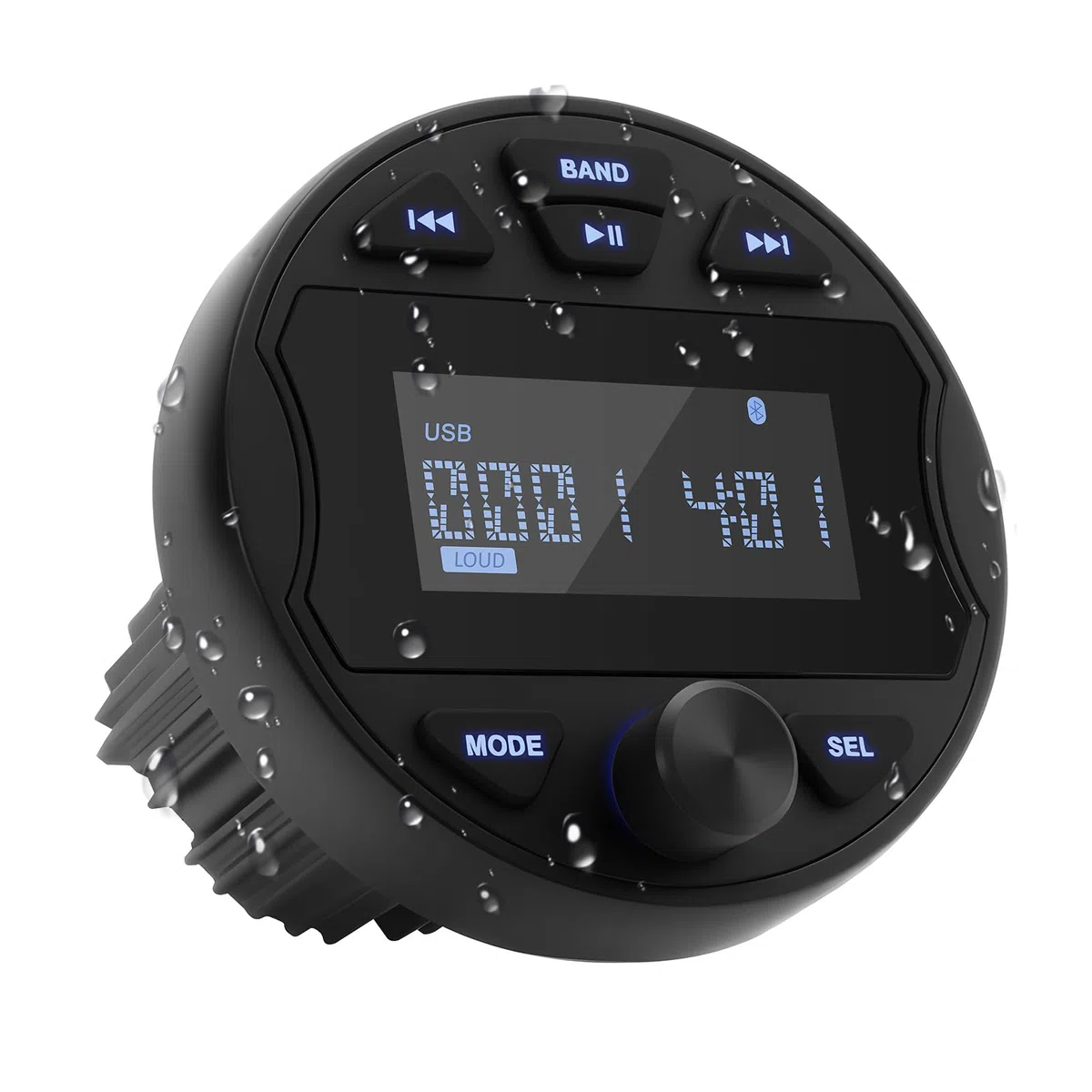 Boot Radio Wasserdicht MP3 Player Marine Stereo-Empfänger mit AM/FM Radio für Boote, Yachten Marineboote