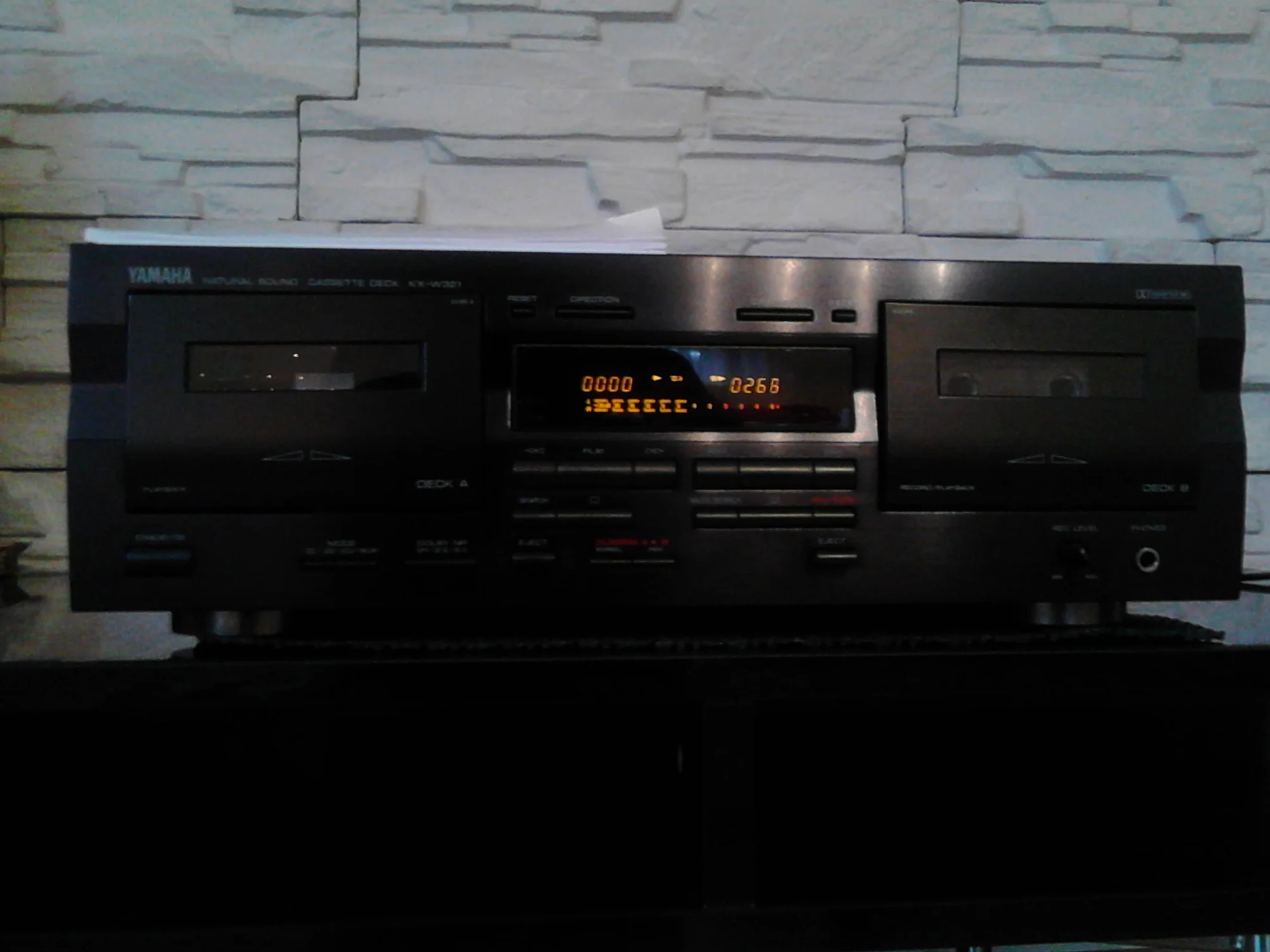 Yamaha KX-W 321 Kassettendeck schwarz