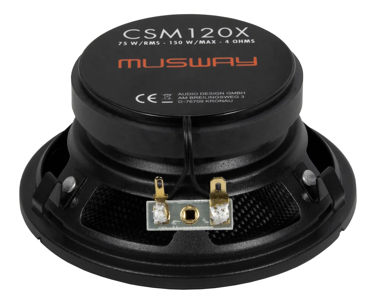 Musway CSM120X W124-12cm Koax Lautsprecher | ideal für Mercedes Benz W124