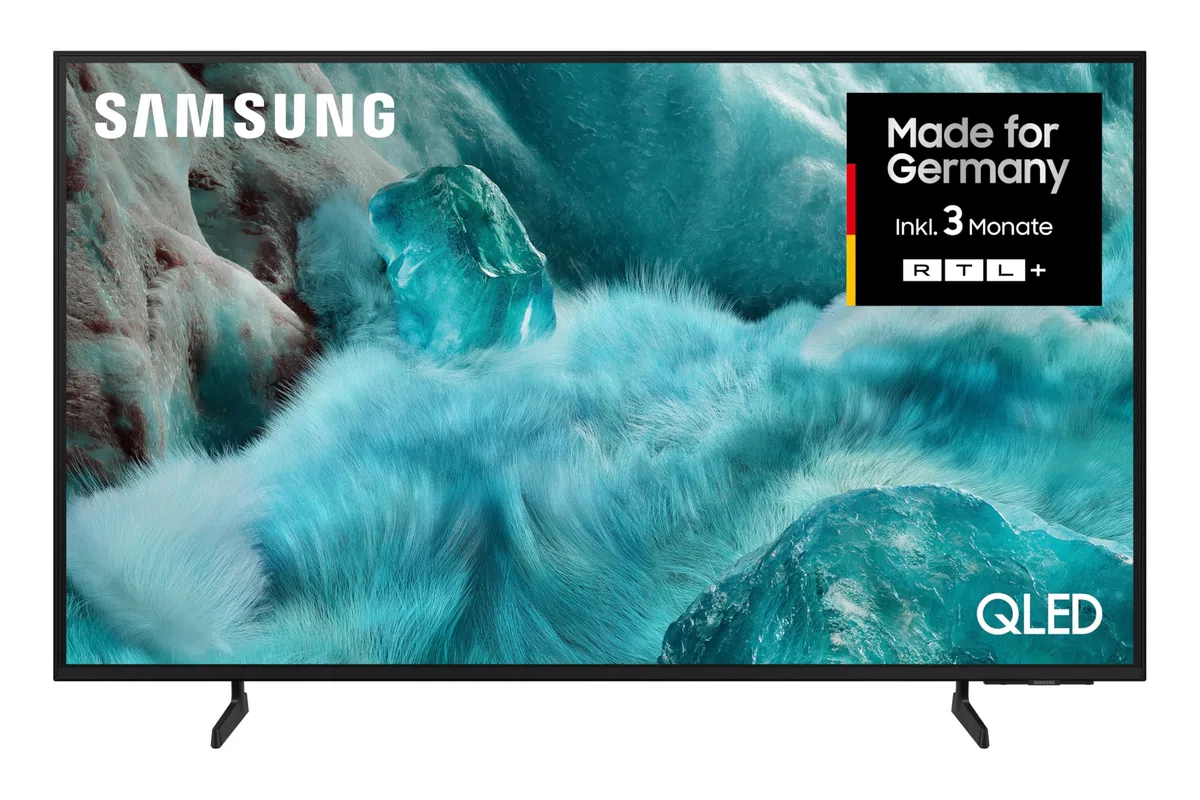 Samsung QLED 4K Q7FA 55 Zoll (138 cm) UHD, Q4 AI Prozessor, Quantum Dot für Reale Farben, Upscaling, Gaming Hub, Knox Security, Kostenlose Inhalte, Vision AI Smart TV, 2025