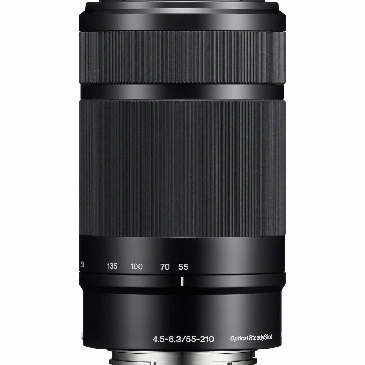 Sony SEL55210 – 55–210mm F4.5–6.3 OSS Zoom-Objektiv (APS-C, Teleobjektiv mit Bildstabilisator, E-Mount, ideal für Reisen, Natur & Sport, kompatibel mit ZV-E10, A6400 & A6700, schwarz)