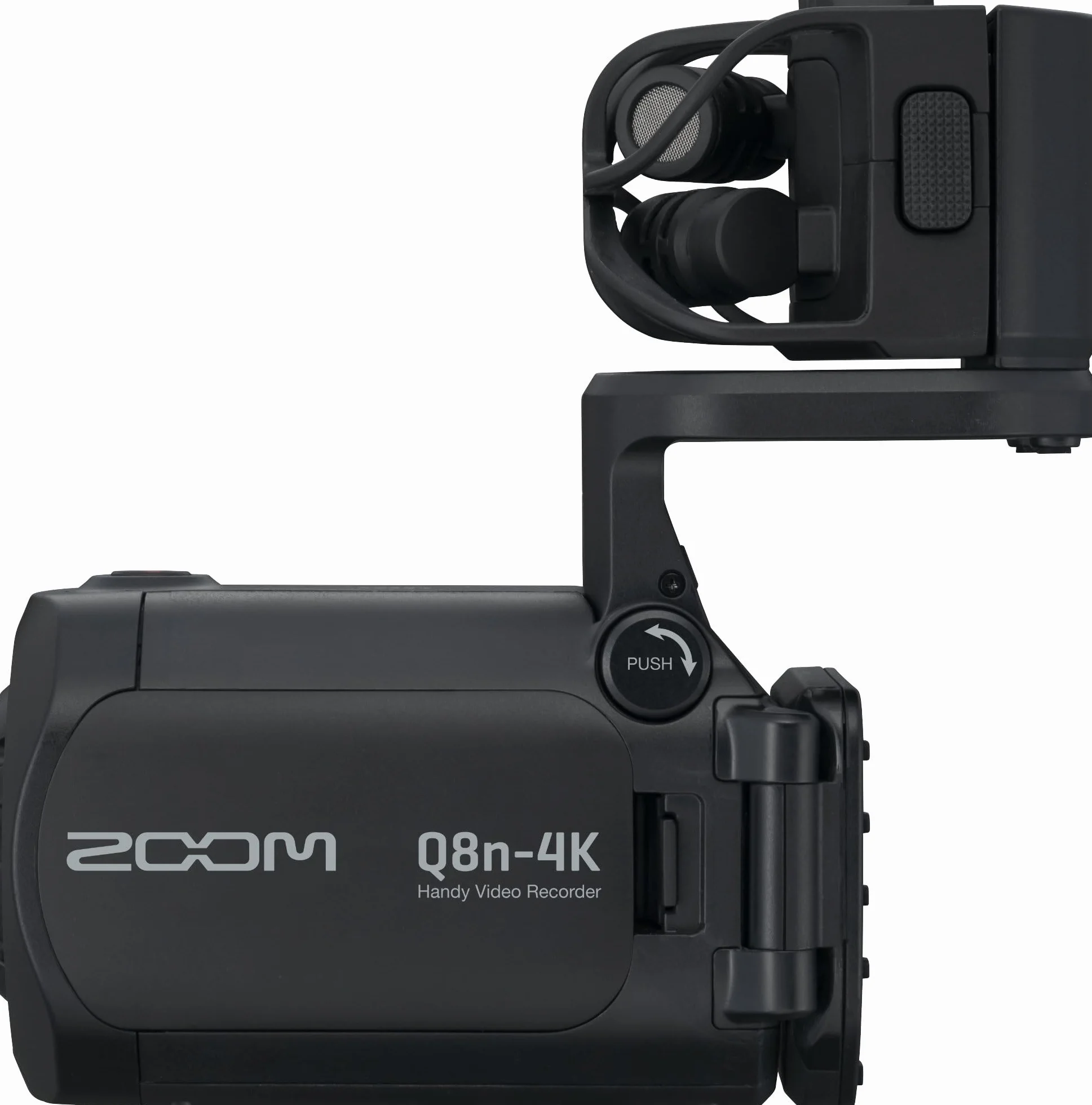 ZOOM Q8n-4k Video Handy Recorder, 4k UHD Camcorder mit 4-Spur Audio, XLR/Line, professionelles Bild und Ton für Film, Musik, Live-Streaming, kreative Inhalte, schwarz