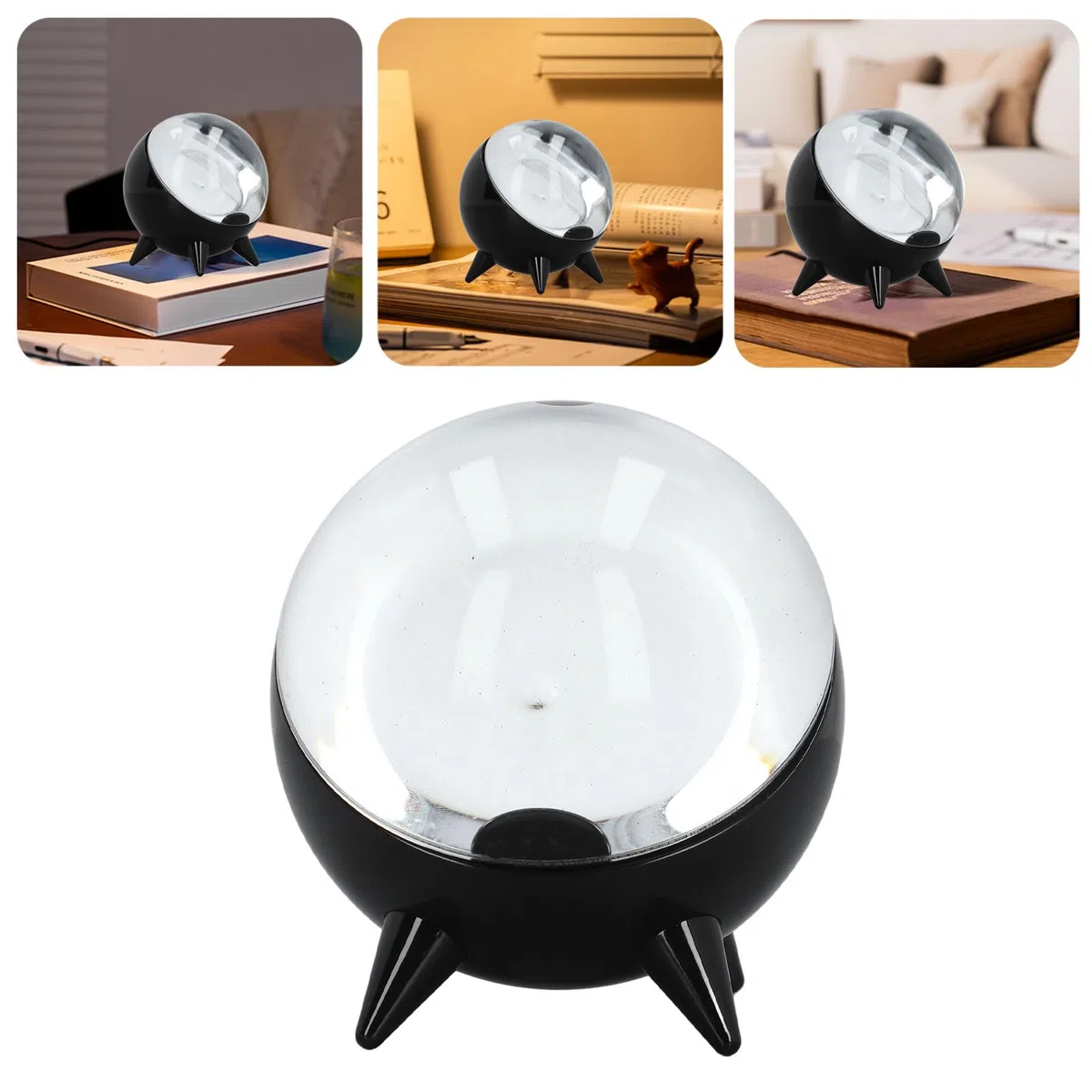 TOPINCN Ferrofluid Sound Visualizer, Magnetic Fluid Music Mate, Tanzende Ferrofluid-Lautsprecher-Rhythmuslampe für Desktop-Dekor, Hypnotisierender Audio-Visualizer mit