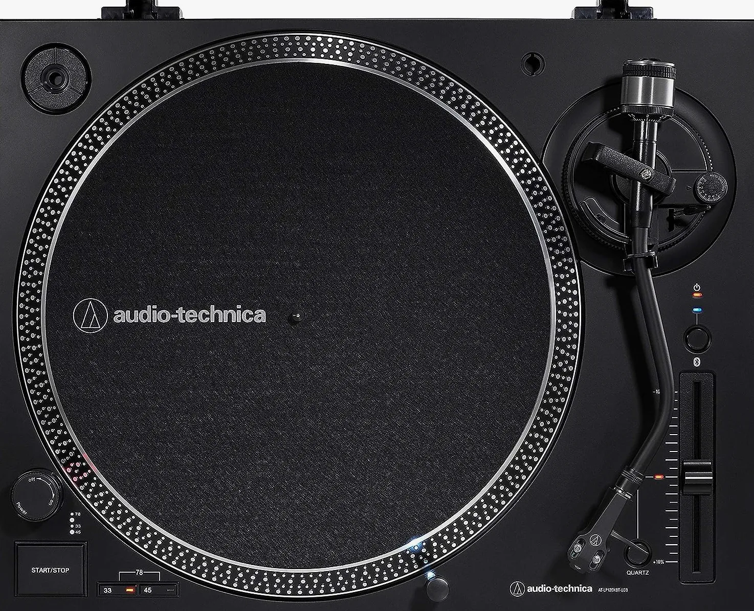 Audio-Technica LP120xBTUSB Direktangetriebener Plattenspieler (Bluetooth & USB) Schwarz