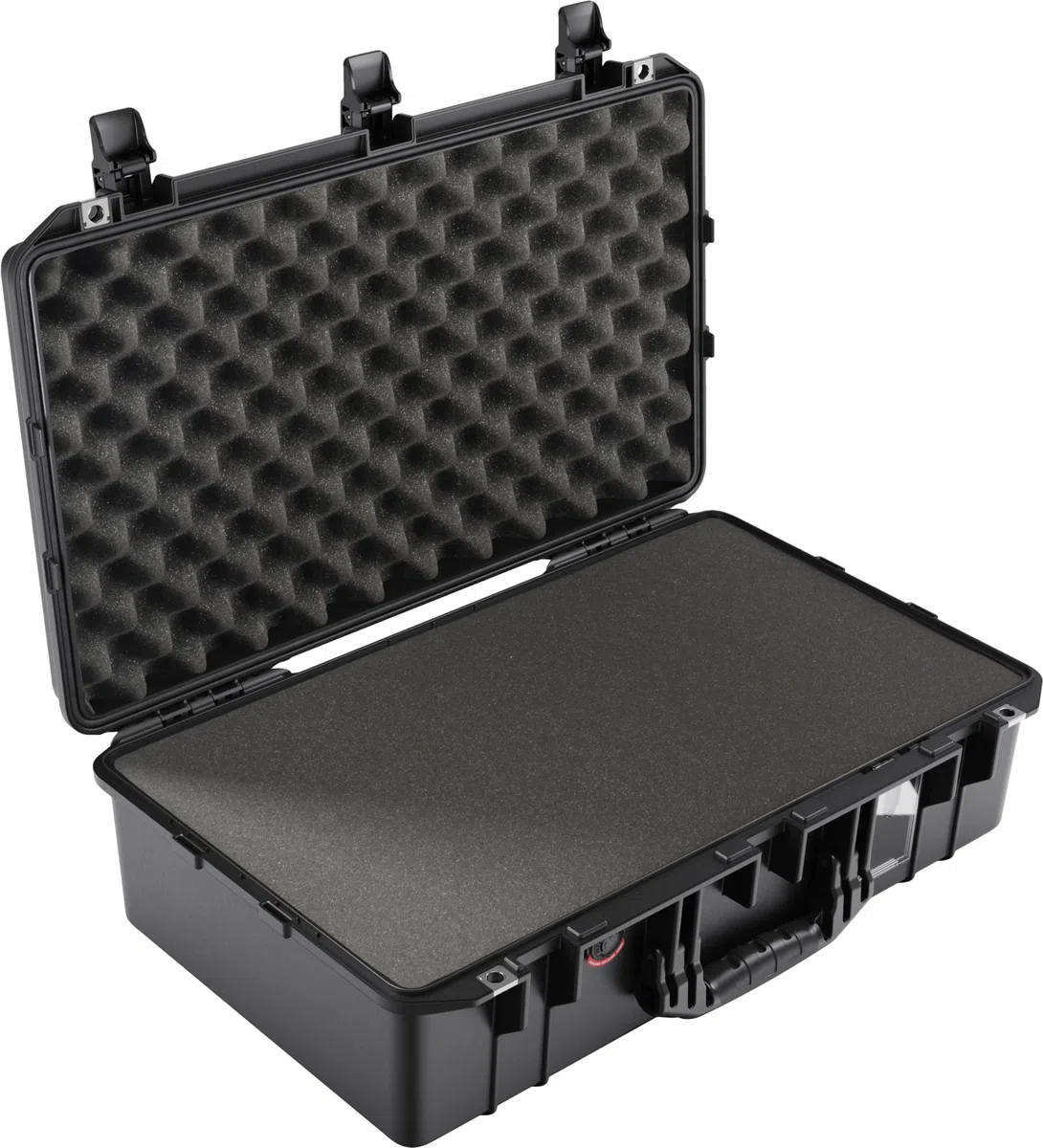 PELI 1555 Air Leichter Schutzkoffer für Kamera Equipment, Wasser- und Staubdicht, 36L Volumen, Mit Schaumstoffeinlage (Anpassbar), Schwarz