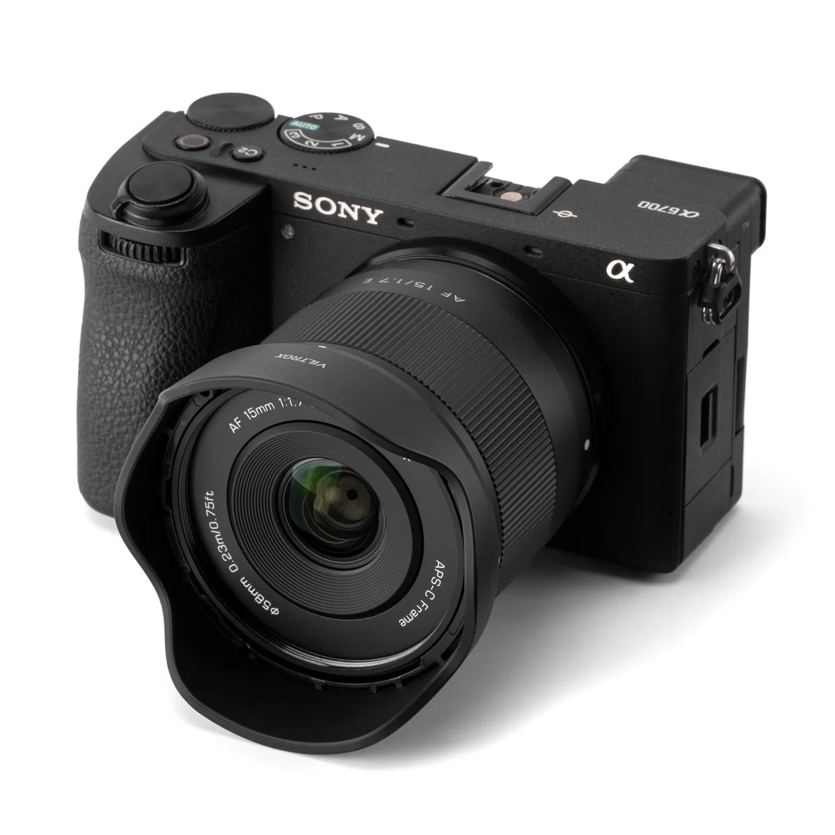 VILTROX 15mm F1.7 E-Objektiv für Sony E-Mount, AF 15mm f/1.7 Ultra-Weitwinkel-Autofokus APS-C E Objektiv, kompatibel mit Sony a6300 a6400 a6500 a6600 ZV-E10 FX30 A6700 ZV-E10II a7 R 7 x A7 R / A9
