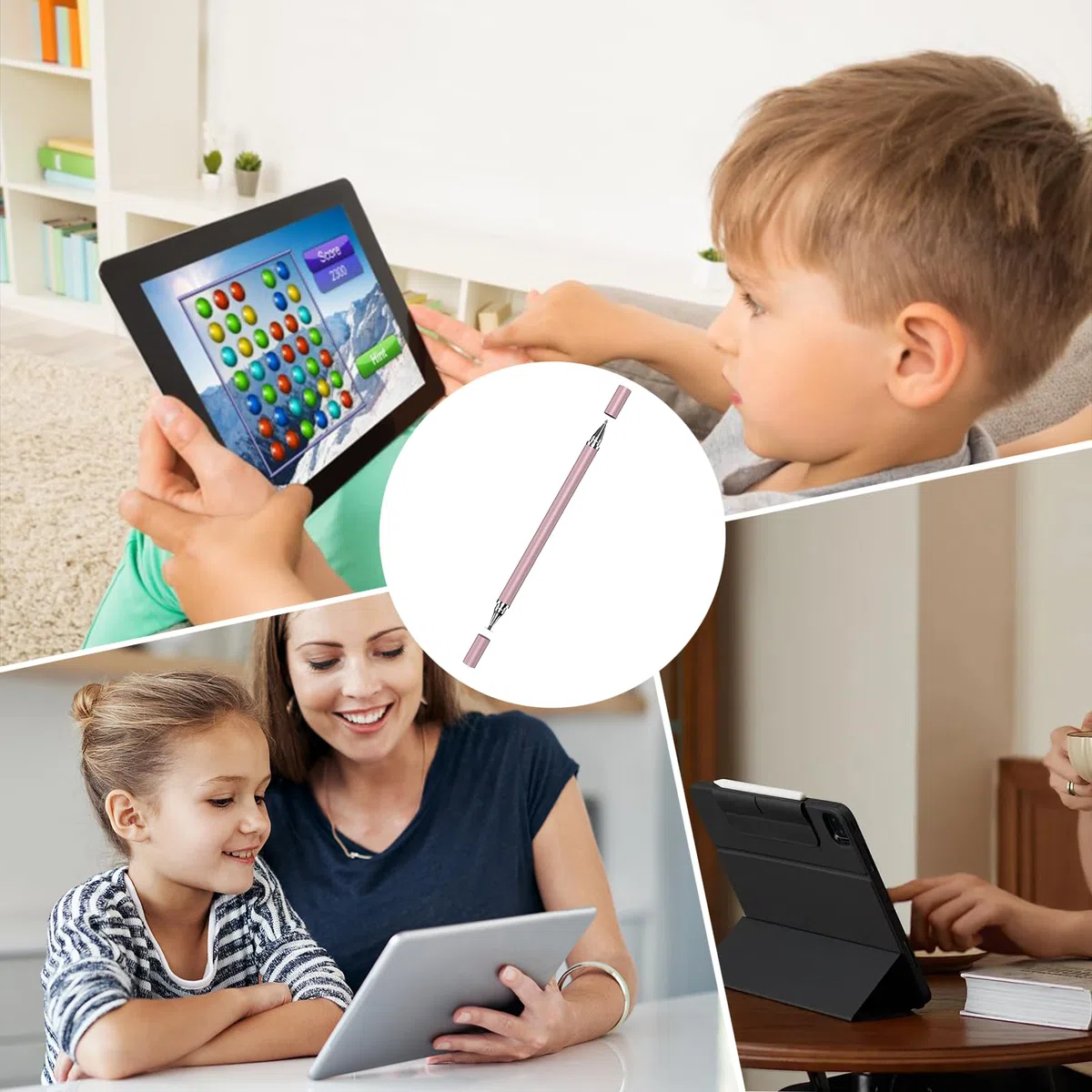 Touchscreen Stift für Laptop, Kugelschreiber für Handy 2 in 1 | Vista Print 2 in 1 Kugelschreiber für Touchscreen, Touchscreen Kugelschreiber mit Steuerung