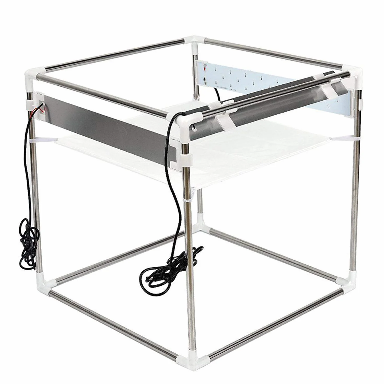 Godox Portable Triple Light LED Ministudio - 80x80x80cm - Professionelle Fotostudiobeleuchtung, Produktfotobox, Mini-Fotostudio für Produktfotos