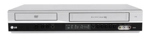 LG V 180 DVD-Player/VHS-Rekorder Kombination (DivX-Zertifiziert) Silber