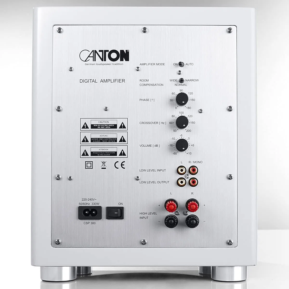 Canton SUB 601 HiFi Subwoofer Weiß 280W 30Hz - 200Hz