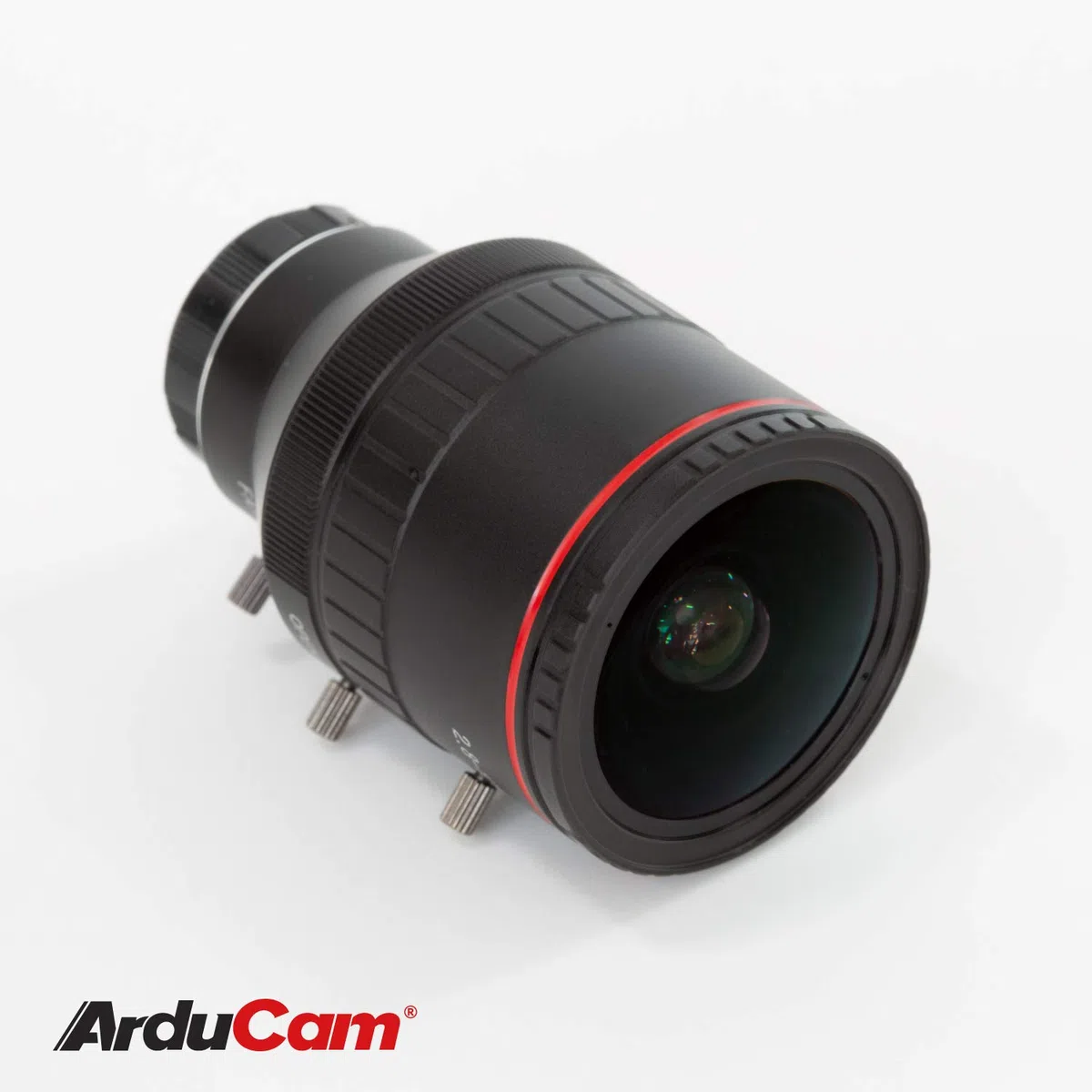 Arducam 2,8–12 mm Varifokales C-Mount-Objektiv für Raspberry Pi HQ Kamera, mit C-CS-Adapter, industrielles Teleobjektiv