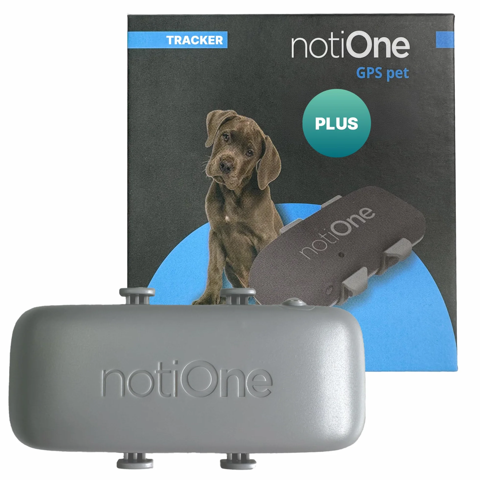 GPS Pet Tracker Plus für Hunde & Katzen ohne ABO | Wasserdichter Hunde GPS Tracker mit Geofence & Roaming