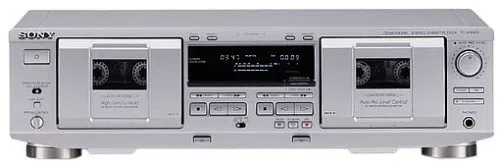 Sony TC-WE435/S Doppel-Kassettendeck Silber
