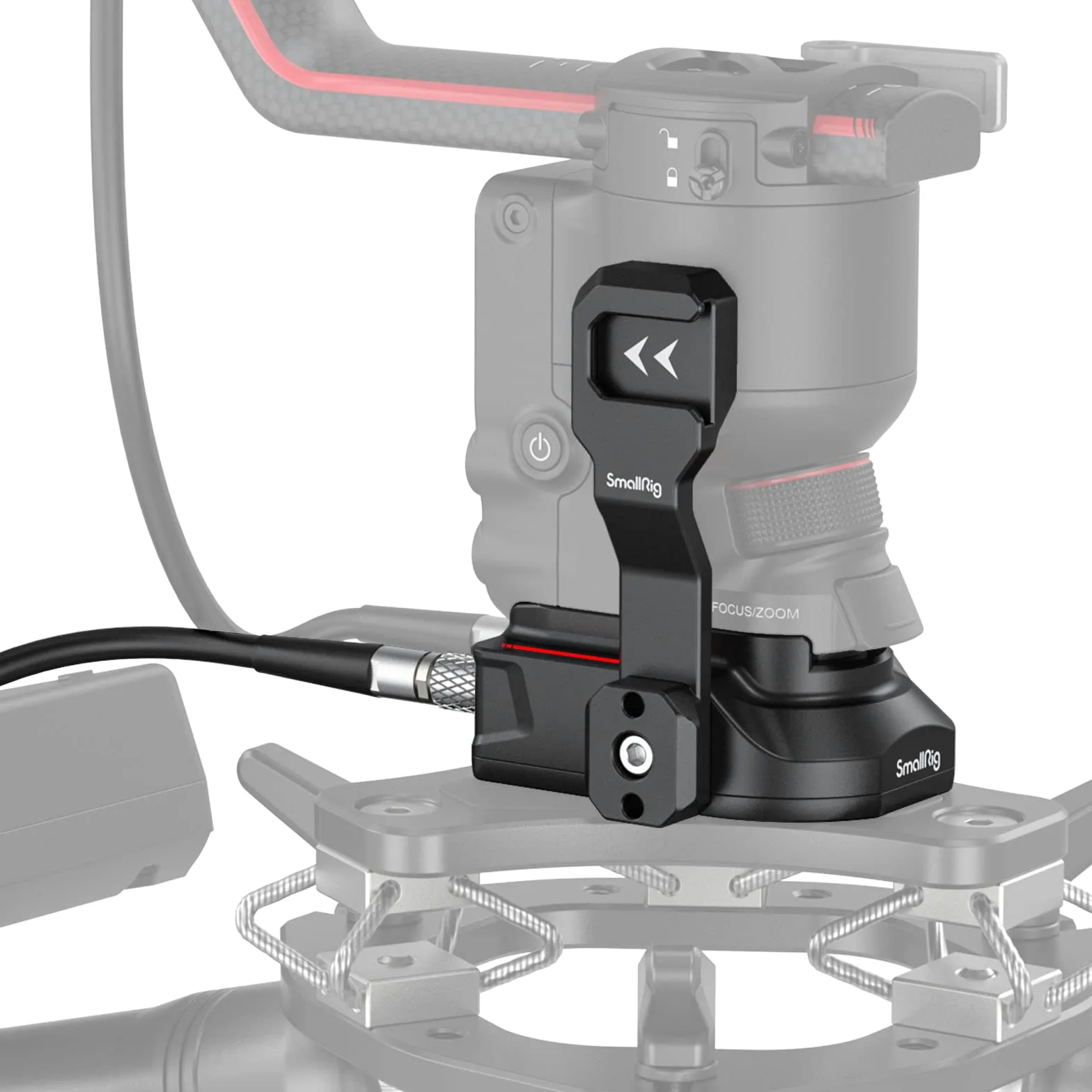 SMALLRIG RS 5/RS3 Pro / RS2 / RS 4 Pro Netzteil Grundplatte für DJI RS 3 Pro, RS 4 Pro und RS 2 Gimbal, Externe Power Solution - 3252