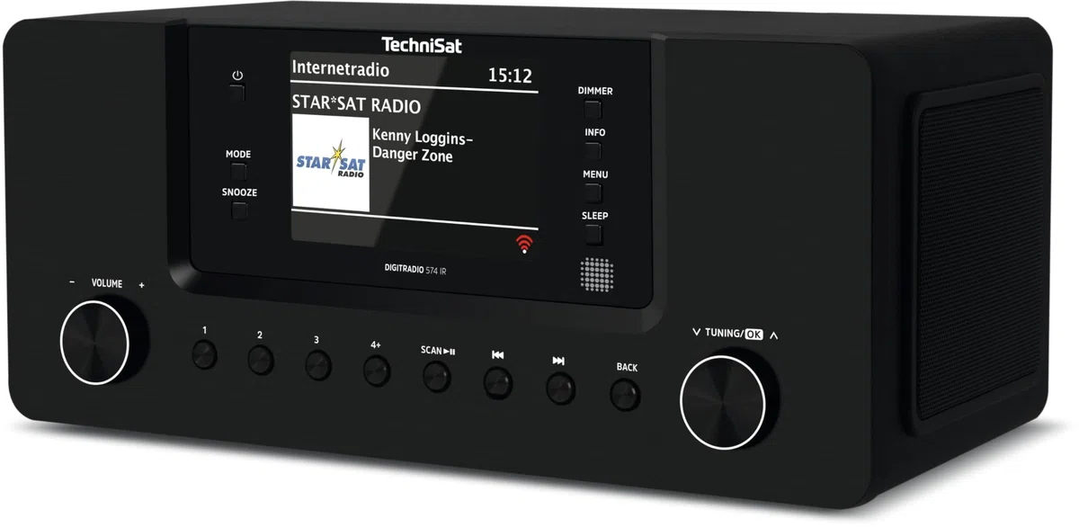 TechniSat DIGITRADIO 574 IR DAB+ Internetradio mit Bluetooth - schwarz