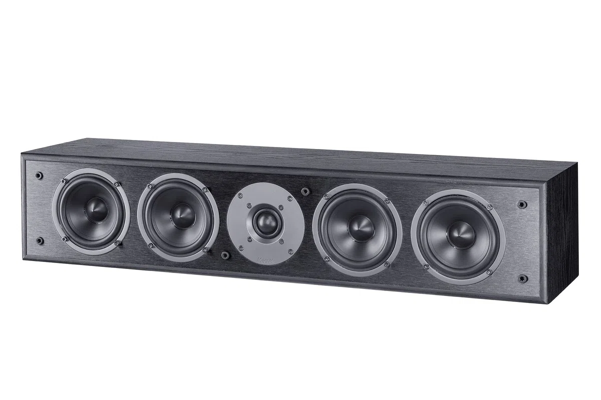 Monitor S14 C Black, Farbe:Schwarz | 2,5-Wege-Centerlautsprecher mit mehrchassiger Bestückung für kräftige, präzise Dialogwiedergabe im Heimkino.